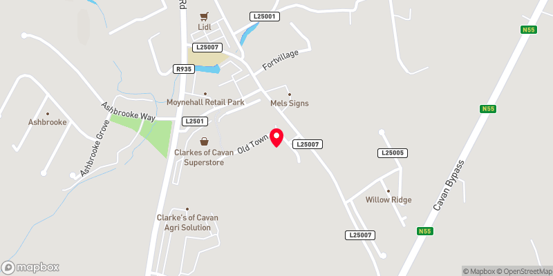 Map of property