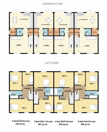 Photo of 2-Bed, Mid-Terrace (83 Sq M), Cois Dara (Phase 3), Tullow Road, Carlow