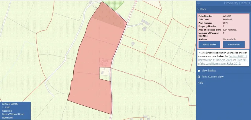 Photo of Land At Knockroe (11.8 Acres) Approx., Colligan, Dungarvan, Co Waterford