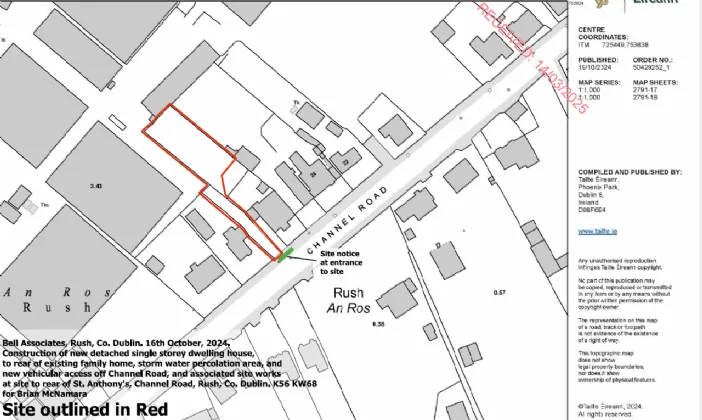 Photo of Site To Rear, C. 0.064Ha, St. Anthony's, Channel Road, Rush, Co. Dublin, K56KW68