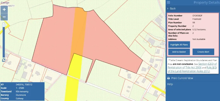 Photo of 17.81 Acres Of Land In Kilcreevanty, Tuam, Co. Galway