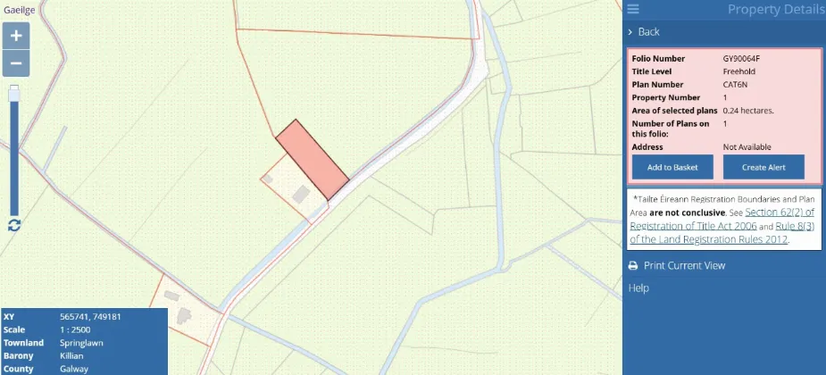 Photo of 0.6 Acre Site In SpringLawn, Springlawn, Mountbellew, Co. Galway