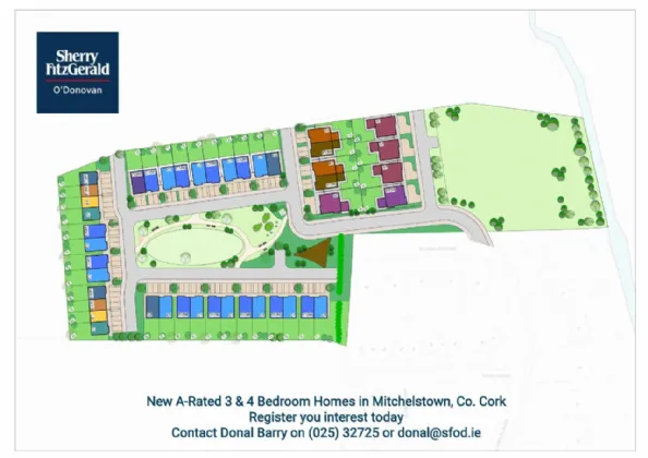 Photo of 3 Bed Townhouse - Type D1/D1M, Sliabh Álainn, Mitchelstown, Co. Cork