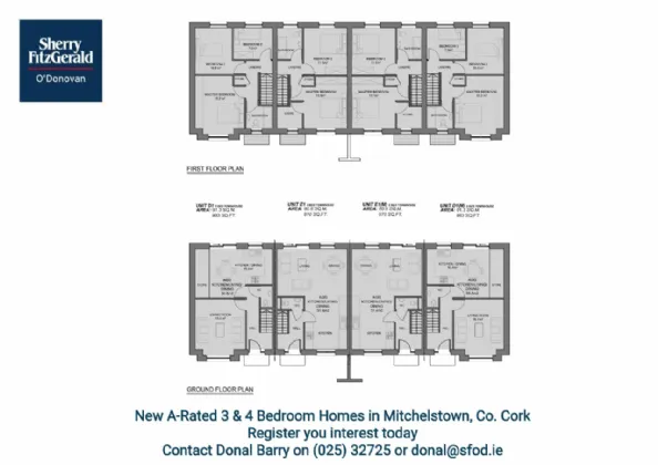 Photo of 3 Bed Townhouse - Type D1/D1M, Sliabh Álainn, Mitchelstown, Co. Cork