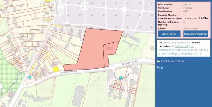 Photo of 4.74 Ac / 1.91 Ha Development Land, Racecourse Road, Dundalk, Co. Louth, A91 H3K5