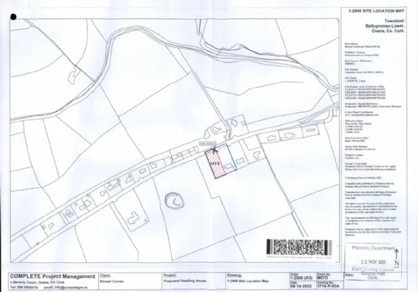 Photo of Site At Ballygroman, Ovens, Co. Cork