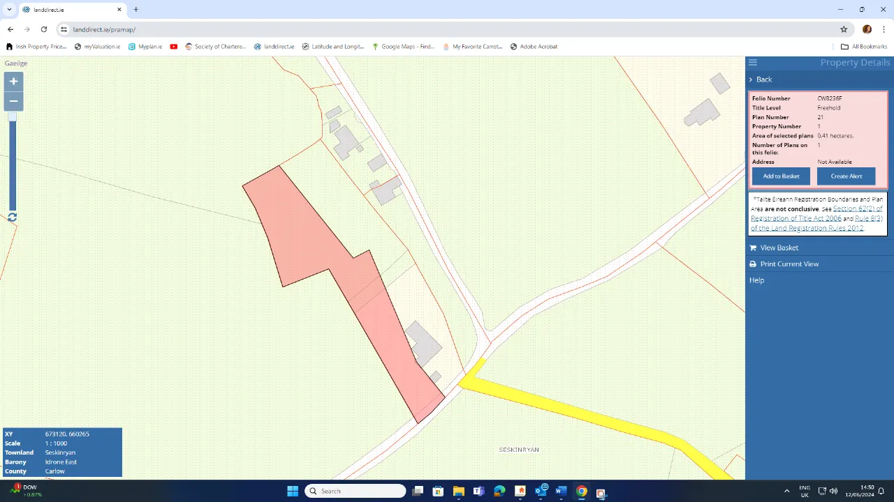 Photo of Derelict Cottage On 1 Acre,, Seskinryan,, Bagenalstown,, Co. Carlow