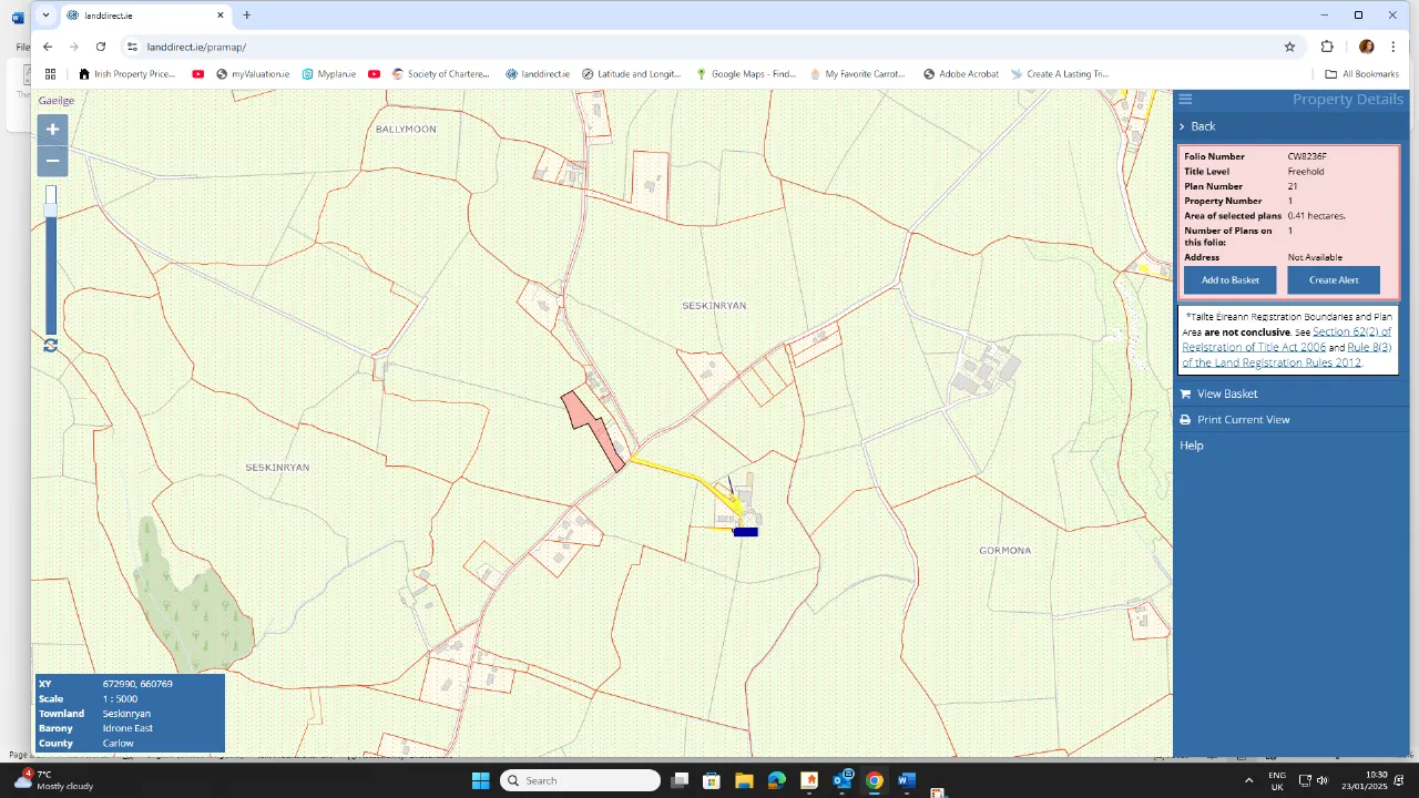 Photo of Derelict Cottage On 1 Acre,, Seskinryan,, Bagenalstown,, Co. Carlow