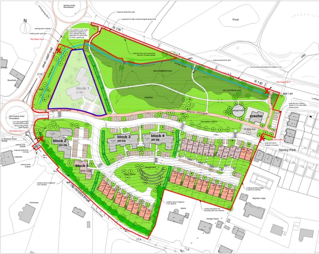 Photo of 8.4 Acre Development Site with FPP For 92 Units, Park, Wexford Town, Co Wexford