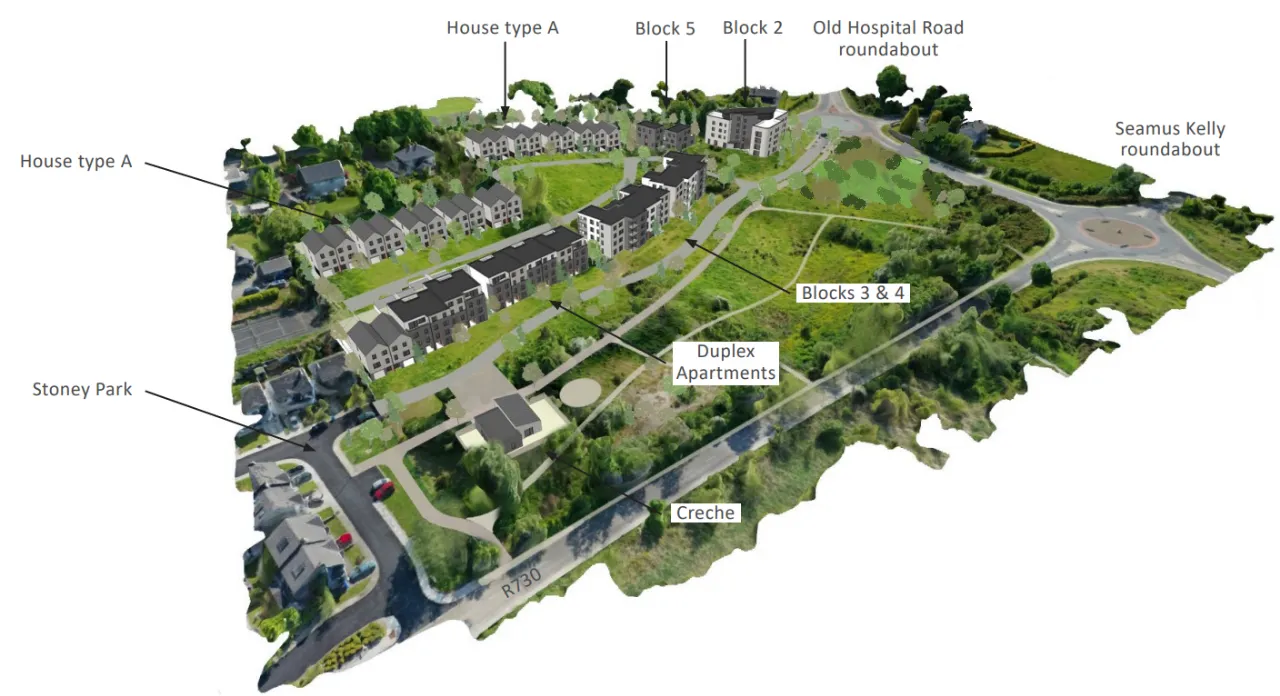 Photo of 8.4 Acre Development Site with FPP For 92 Units, Park, Wexford Town, Co Wexford