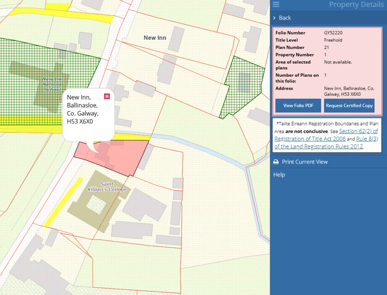 Photo of New Inn, Ballinasloe, Co. Galway, H53 X6X0