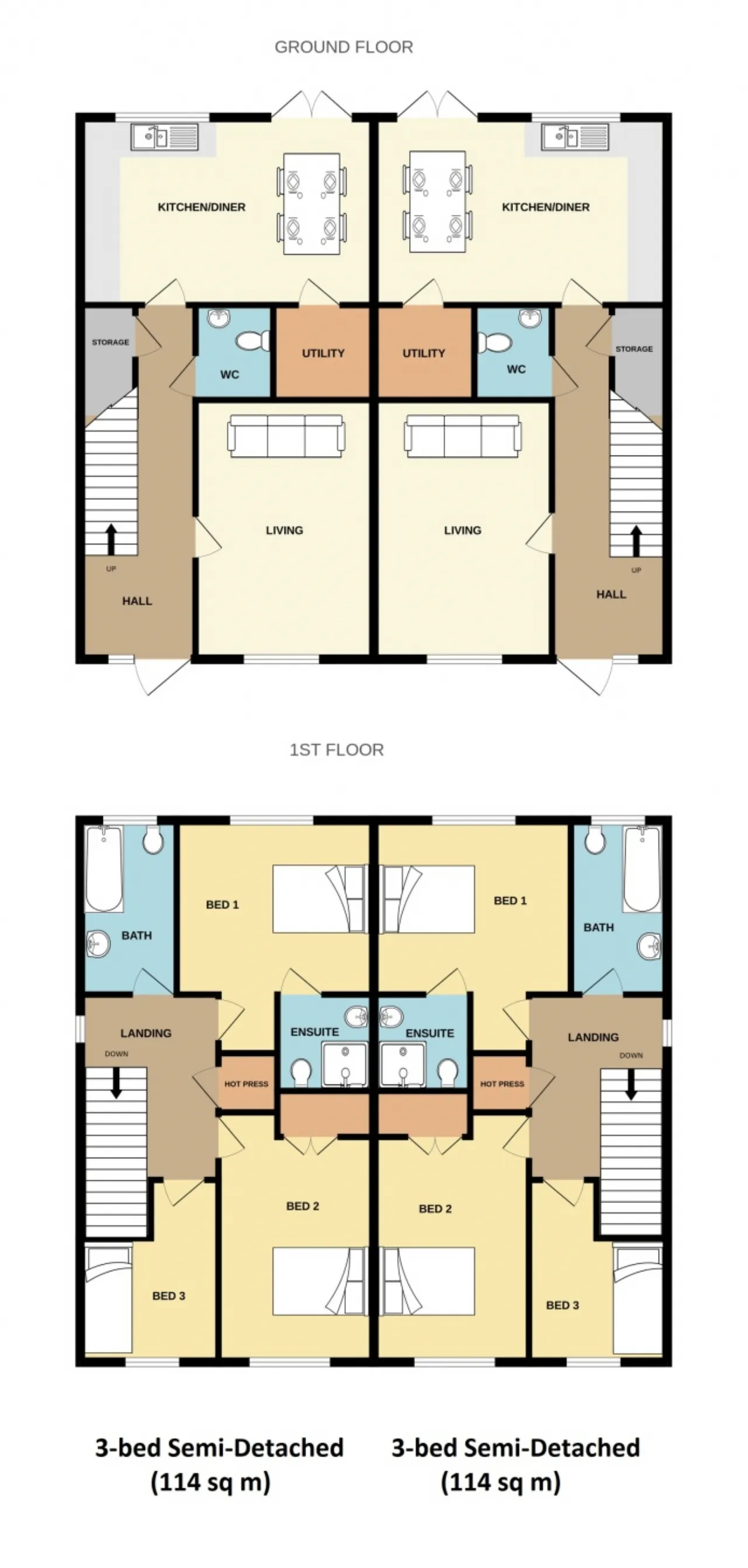 Photo of 3-Bed, Semi-Detached (114 Sq M), Cois Dara, Tullow Road, Carlow