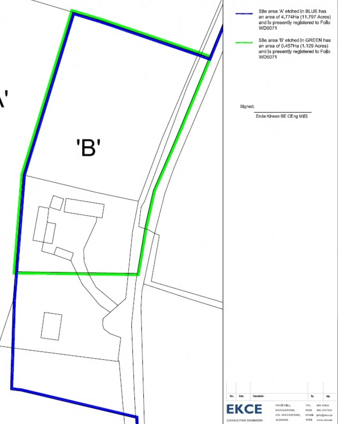 Photo of Site With Derelict Cottage, Knockroe, Colligan, Dungarvan, Co Waterford