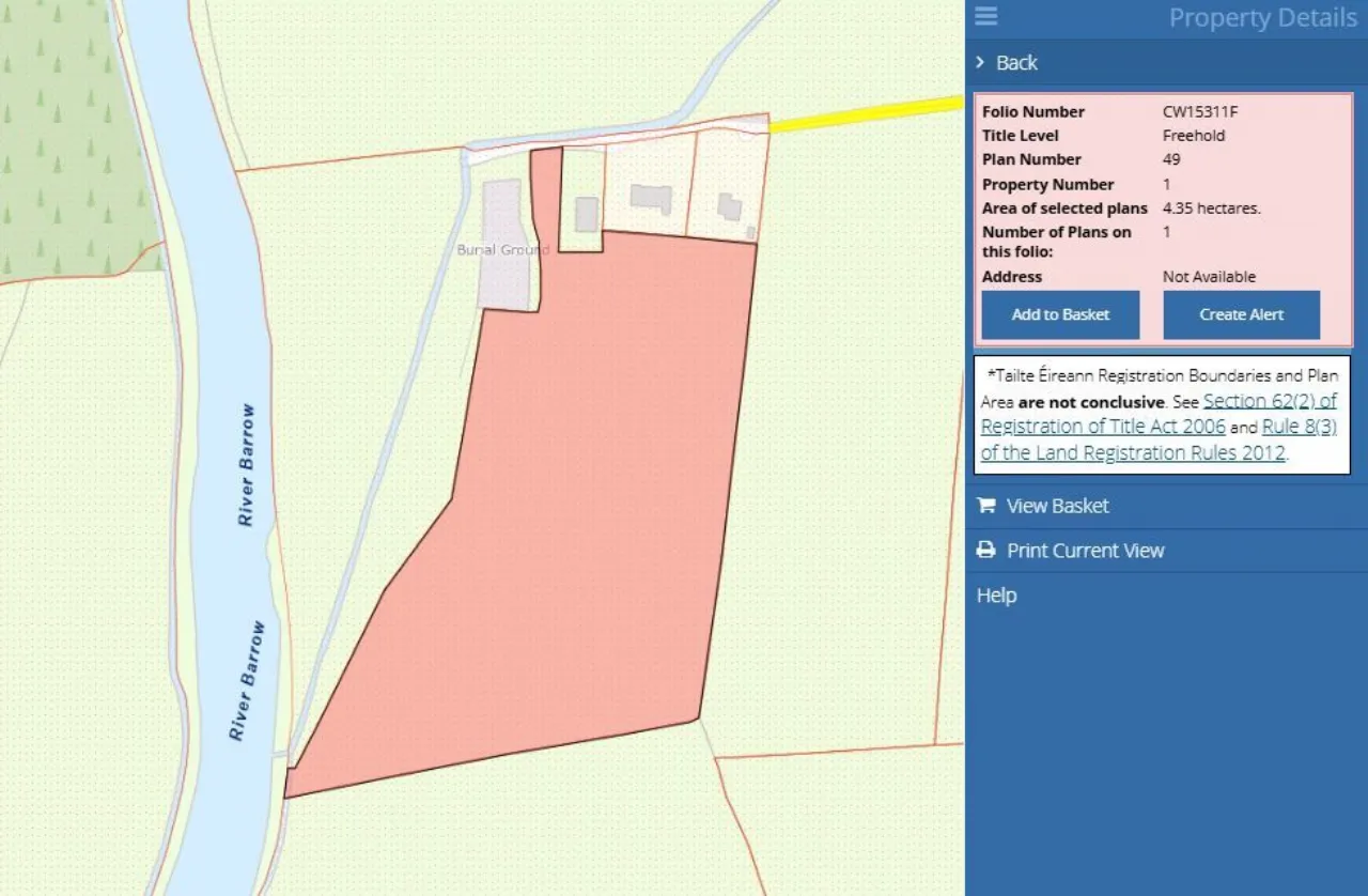 Photo of 14.28 Acres Agri Lands At, Cloghna Lane, Milford, Carlow