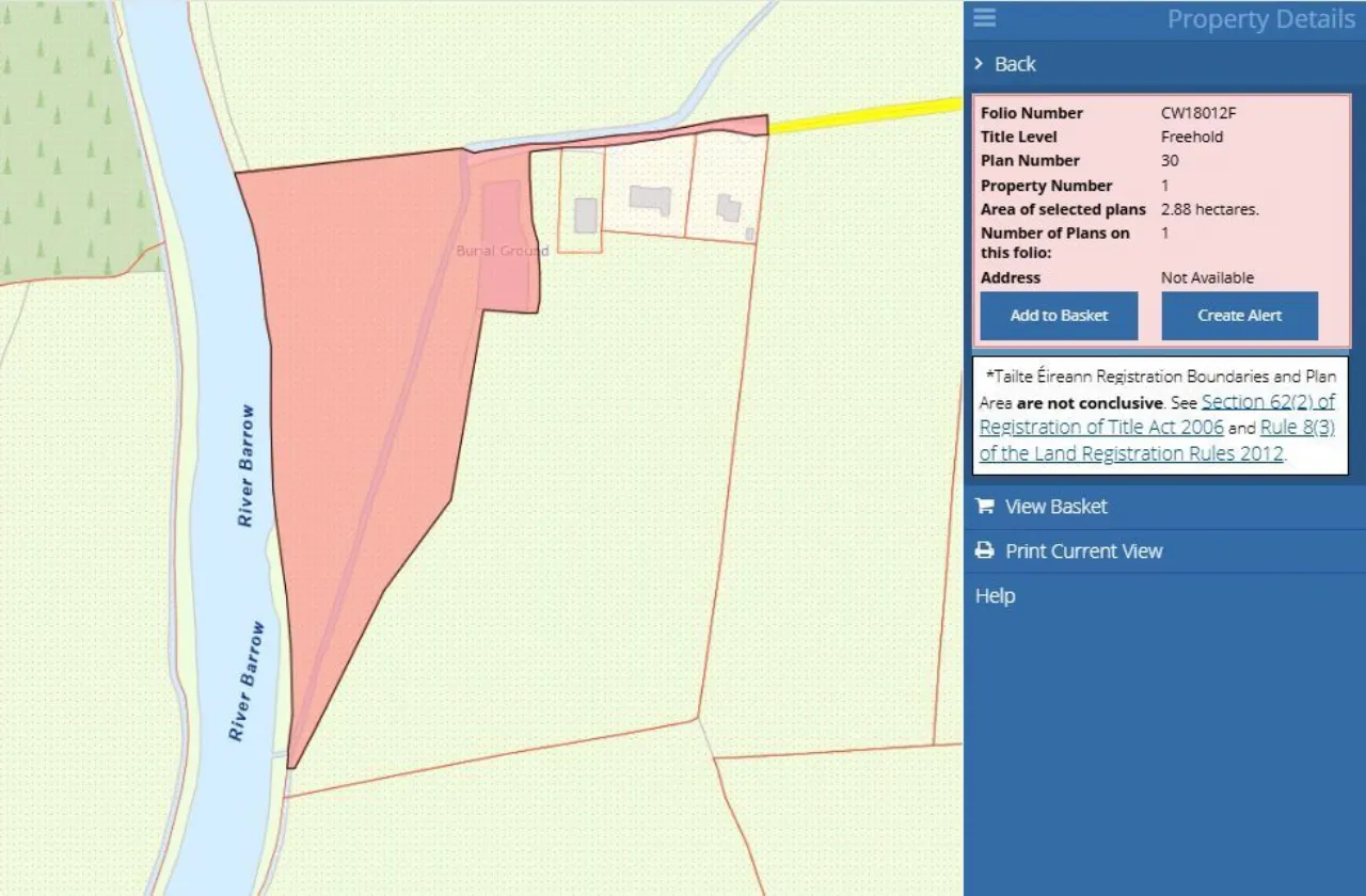 Photo of 14.28 Acres Agri Lands At, Cloghna Lane, Milford, Carlow
