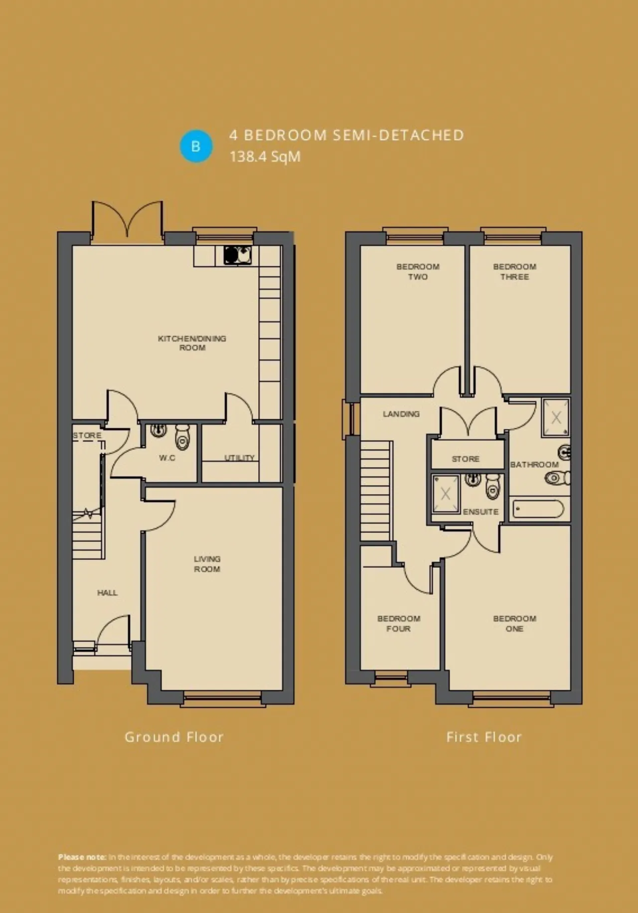 Photo of 4-Bed Semi Type B (138.4 Sq M), Shanrath, Athy, Co Kildare