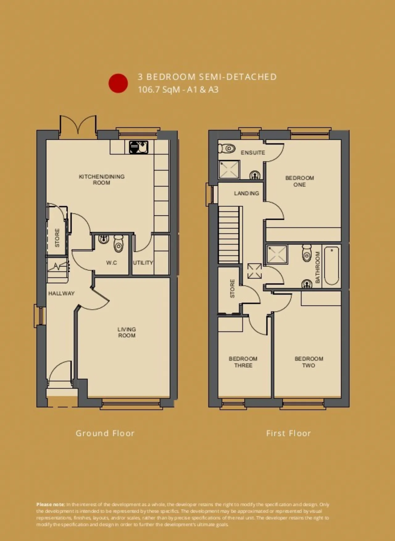Photo of 3-Bed Semi Type A (106.7 Sq M), Shanrath, Athy, Co Kildare