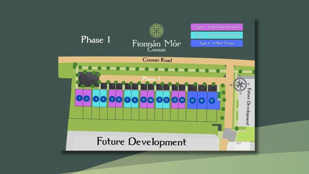 Photo of Four Bedroom Homes, Fionnán Mór, Coosan, Athlone, Co. Westmeath