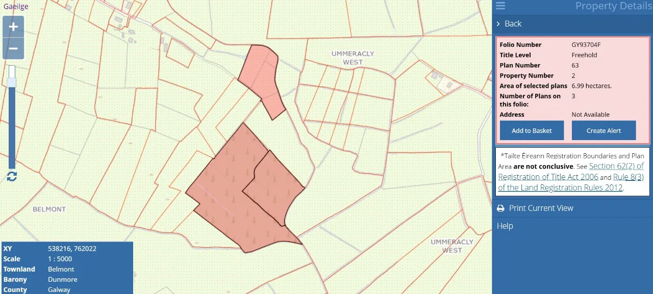 Photo of 17.27 Acres Of Forestry In Milltown, Milltown, Tuam, Co. Galway