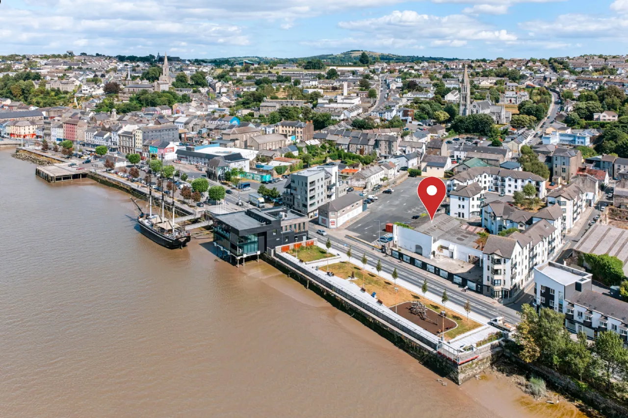 Photo of Formerly Jacob's Garage, The Quay, New Ross, Co. Wexford
