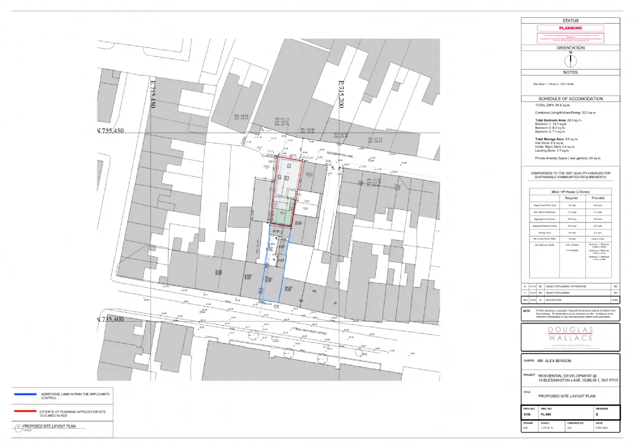Photo of Site With Full Planning Permission, 15 Blessington Lane, Phibsborough, Dublin 7, D07 P7Y0