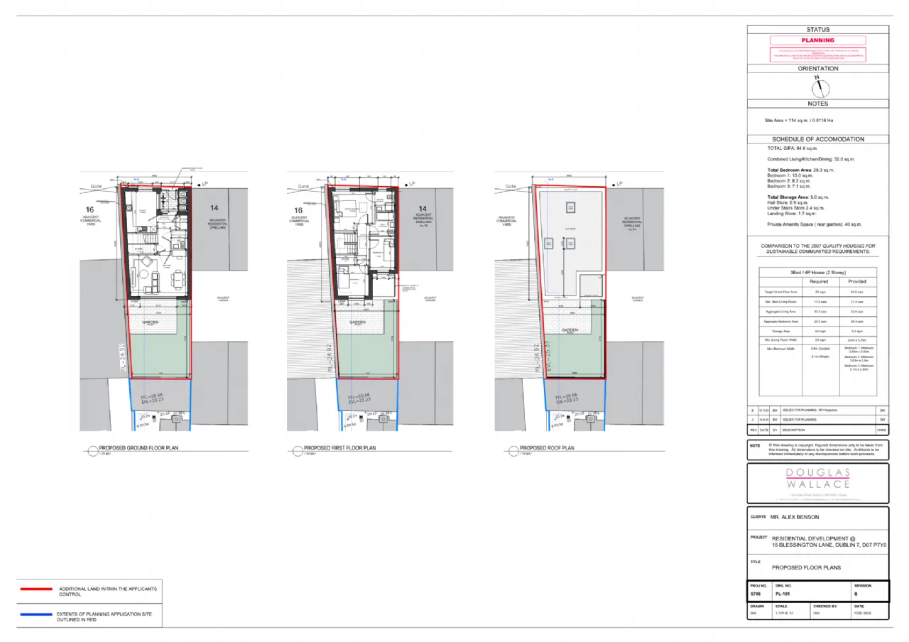 Photo of Site With Full Planning Permission, 15 Blessington Lane, Phibsborough, Dublin 7, D07 P7Y0