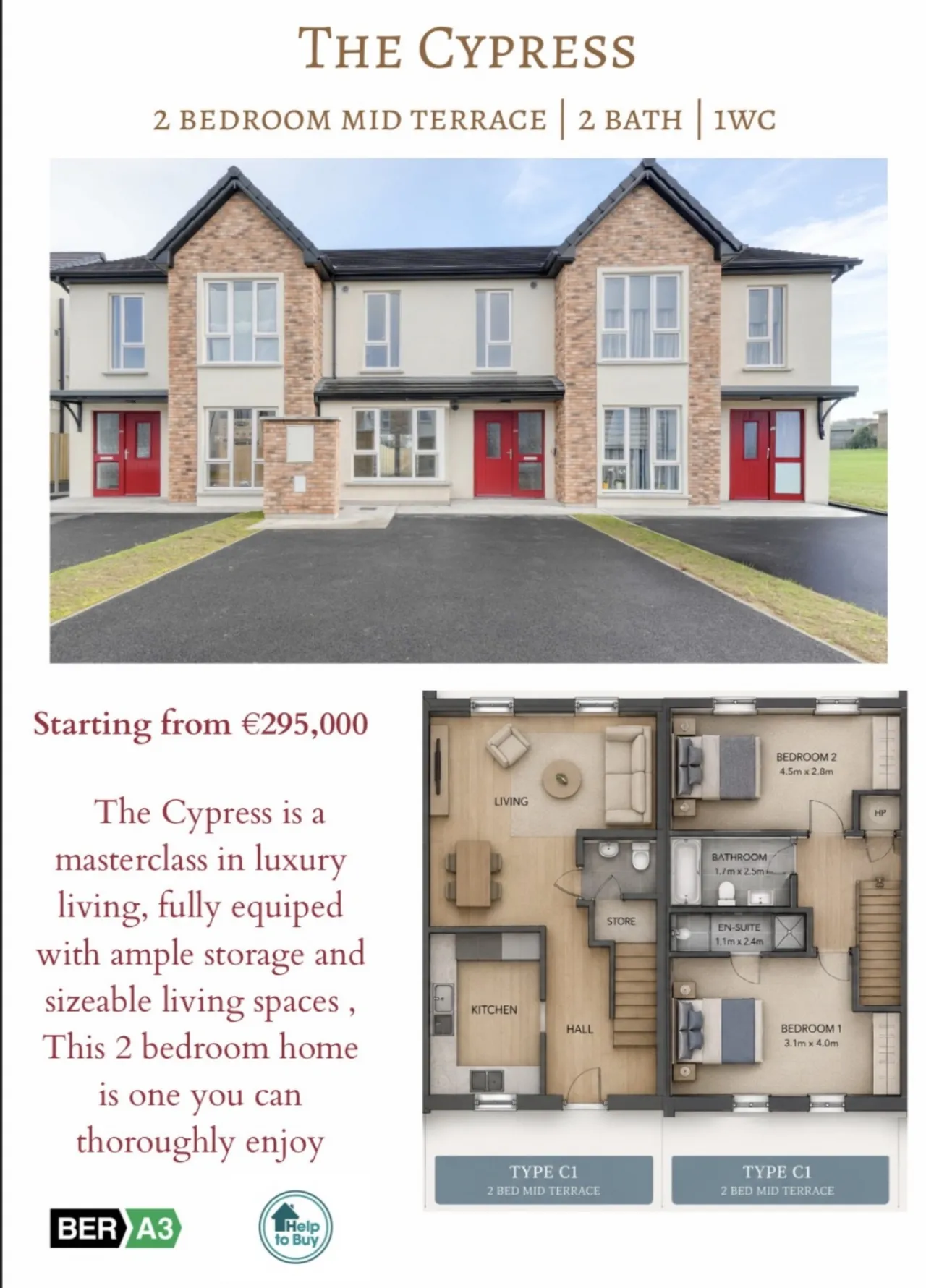 Photo of The Cypress (C1), Oak Vale Meadows, Stradbally, Co. Laois