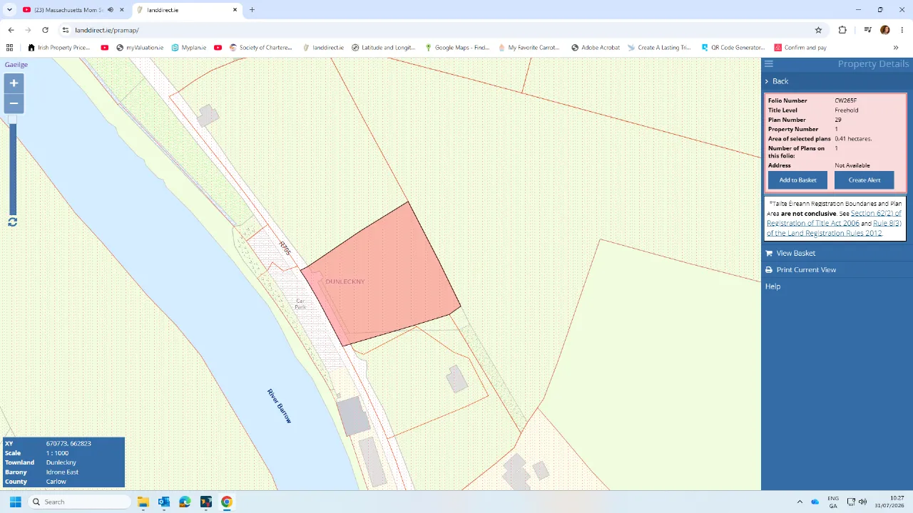 Photo of 1 Acre Site Dunleckney, Bagenalstown,, Co. Carlow