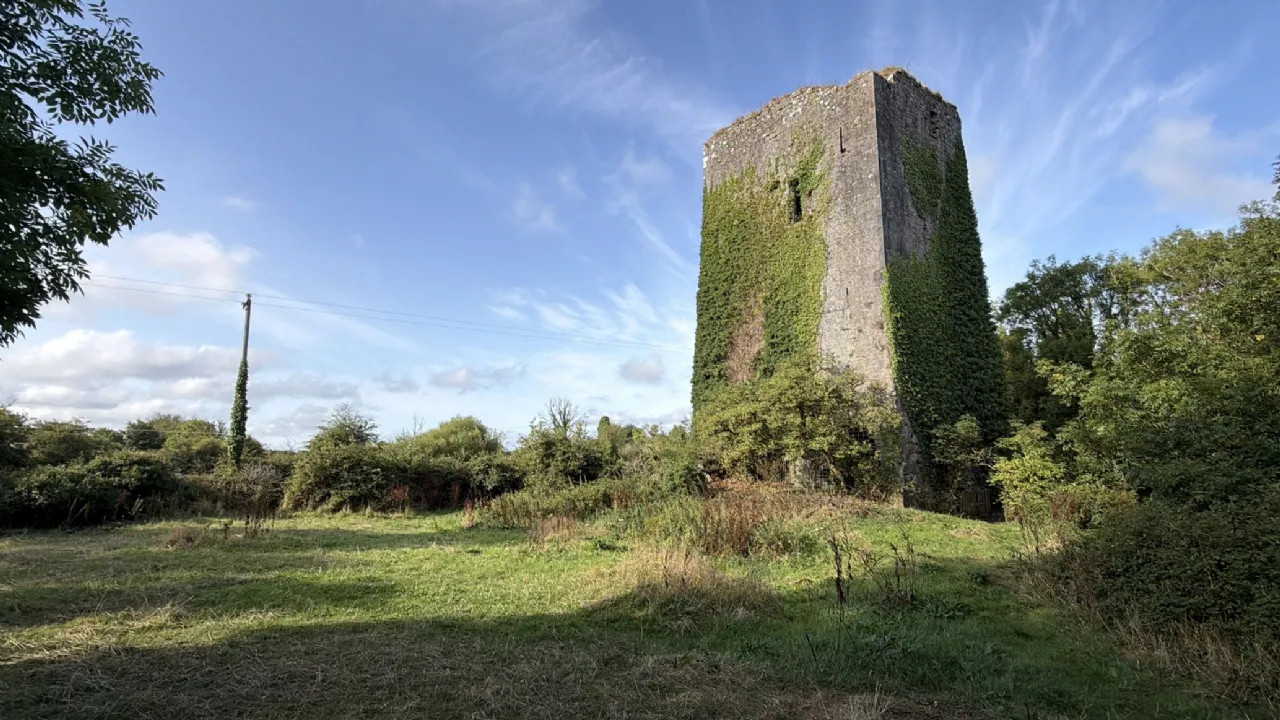 Photo of Ballygriffey Castle Ruins On 0.7ha, Folio CE3481F, Ballygriffey South, Ruan, Co Clare