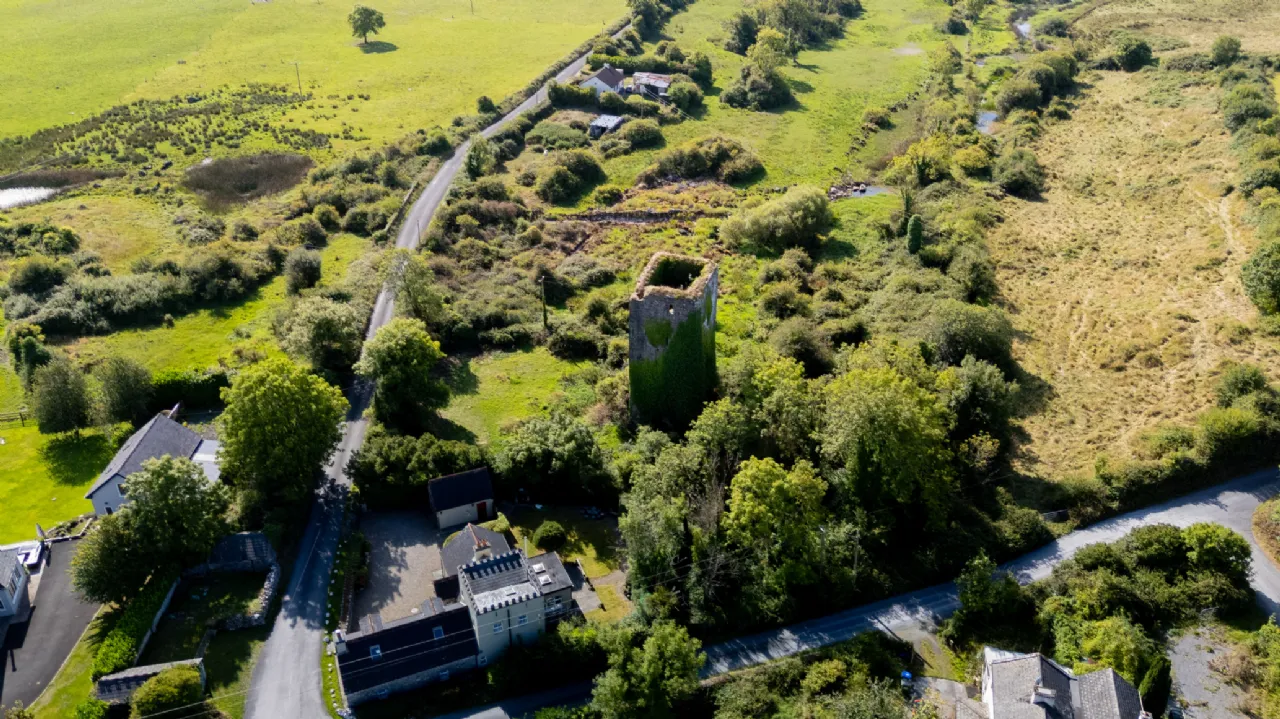 Photo of Ballygriffey Castle Ruins On 0.7ha, Folio CE3481F, Ballygriffey South, Ruan, Co Clare
