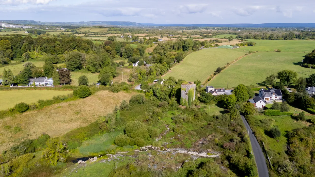 Photo of Ballygriffey Castle Ruins On 0.7ha, Folio CE3481F, Ballygriffey South, Ruan, Co Clare