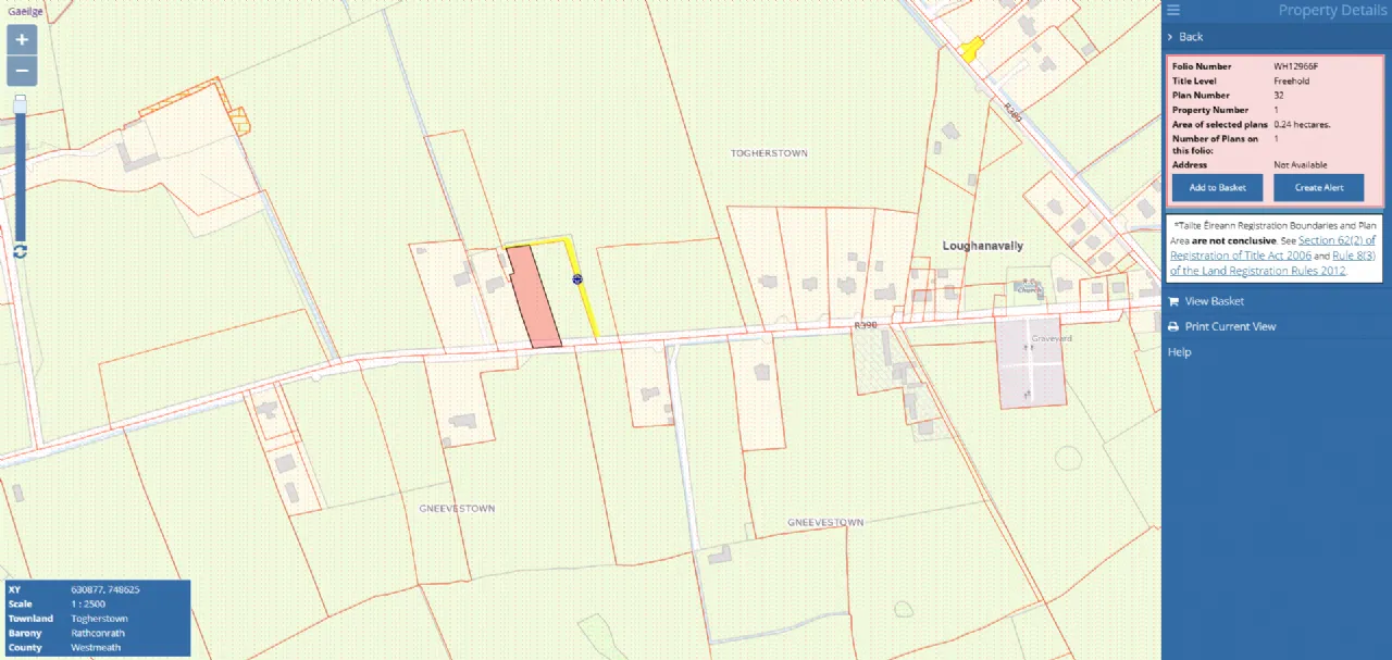 Photo of Site B, Loughnavalley Sites, Mullingar, Co. Westmeath.