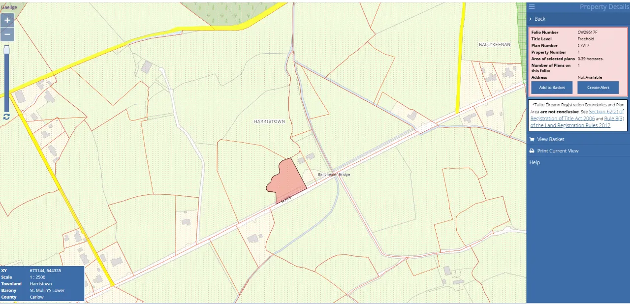 Photo of 0.96 Acre Site, Harristown,, Graiguemanagh,, Co. Carlow