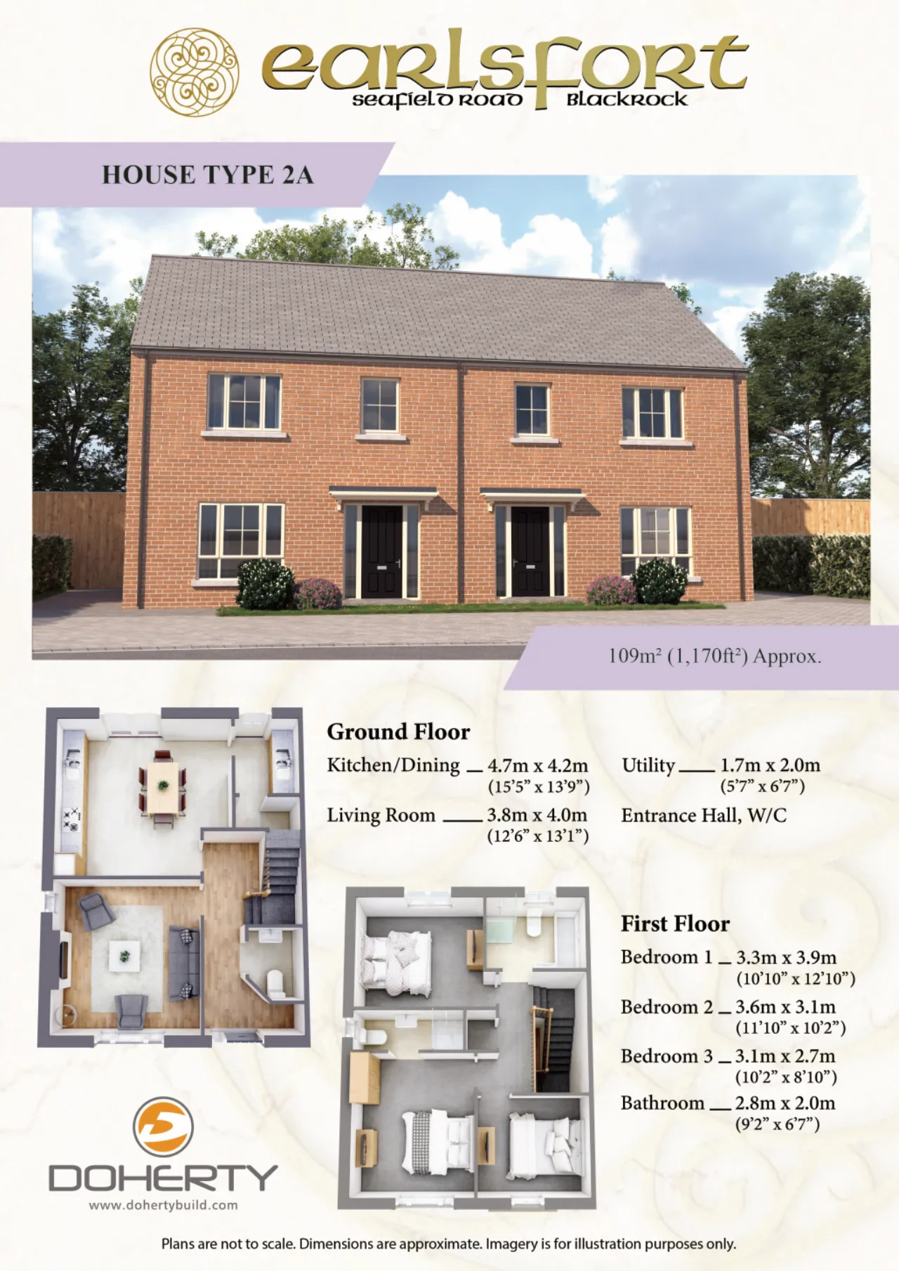 Photo of 3 Bed Semi - House Type 2A, Earlsfort, Seafield Road, Blackrock, Co. Louth