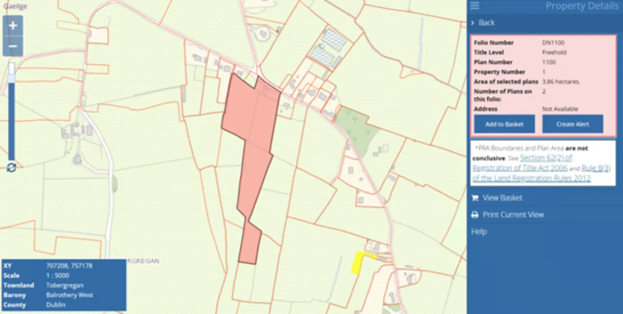 Photo of Garristown, C. 9.53 Acres / 3.86 Ha. Tobergregan, C. 6.35 Acres / 2.57 Ha. The Windmill,, Garristown,, Co. Dublin