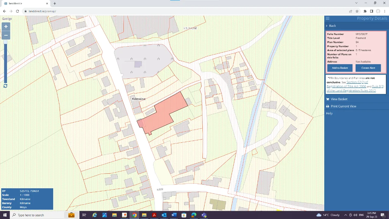 Photo of Development Site, Kilmaine, Co. Mayo, F31NH56