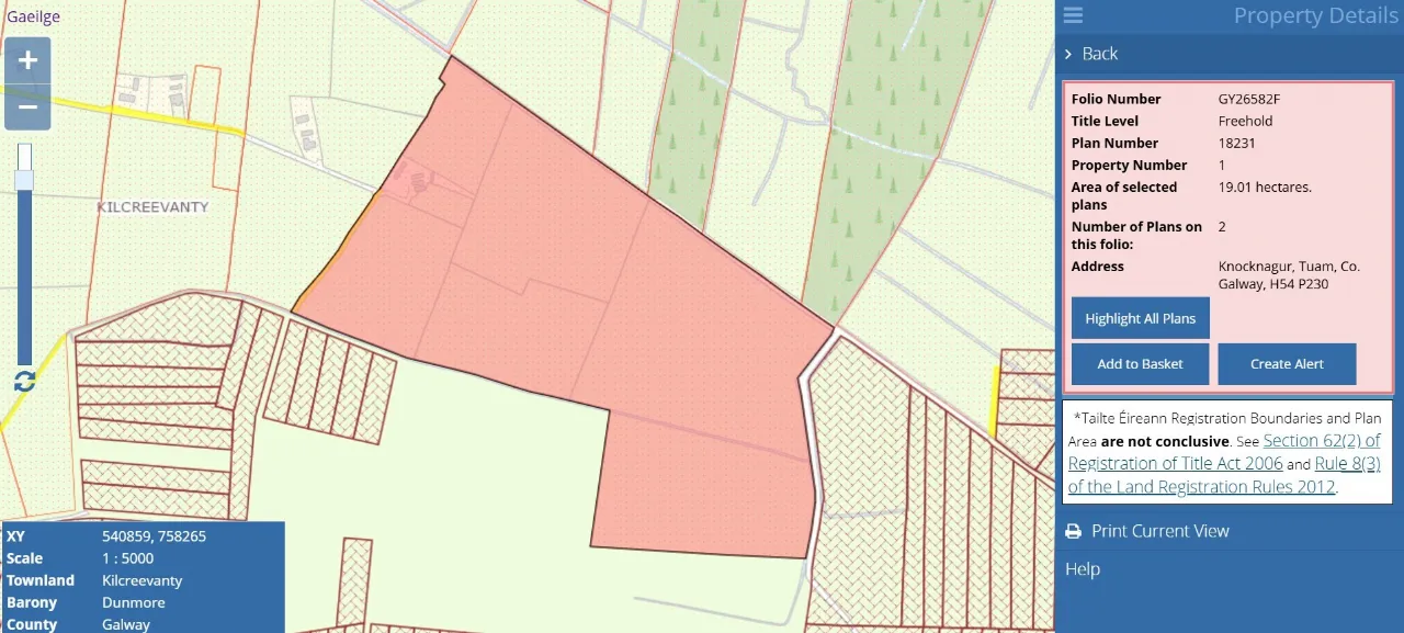 Photo of 112 Acres At Lehid & Kilcreevanty, Tuam, Co. Galway