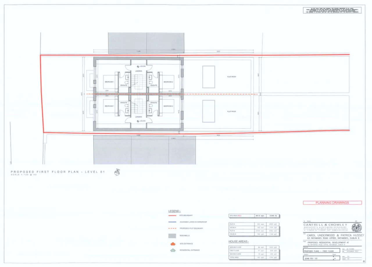 Photo of Site With FPP - Rear Of 63 Rathmines Road Upper, Stone Mews Lane, Rathmines, Dublin 6, D06 A9C1