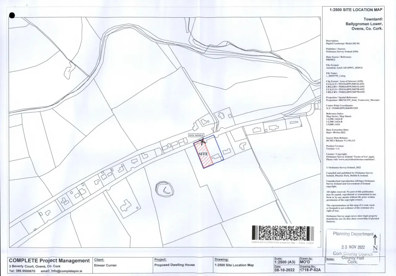 Photo of Site At Ballygroman, Ovens, Co. Cork