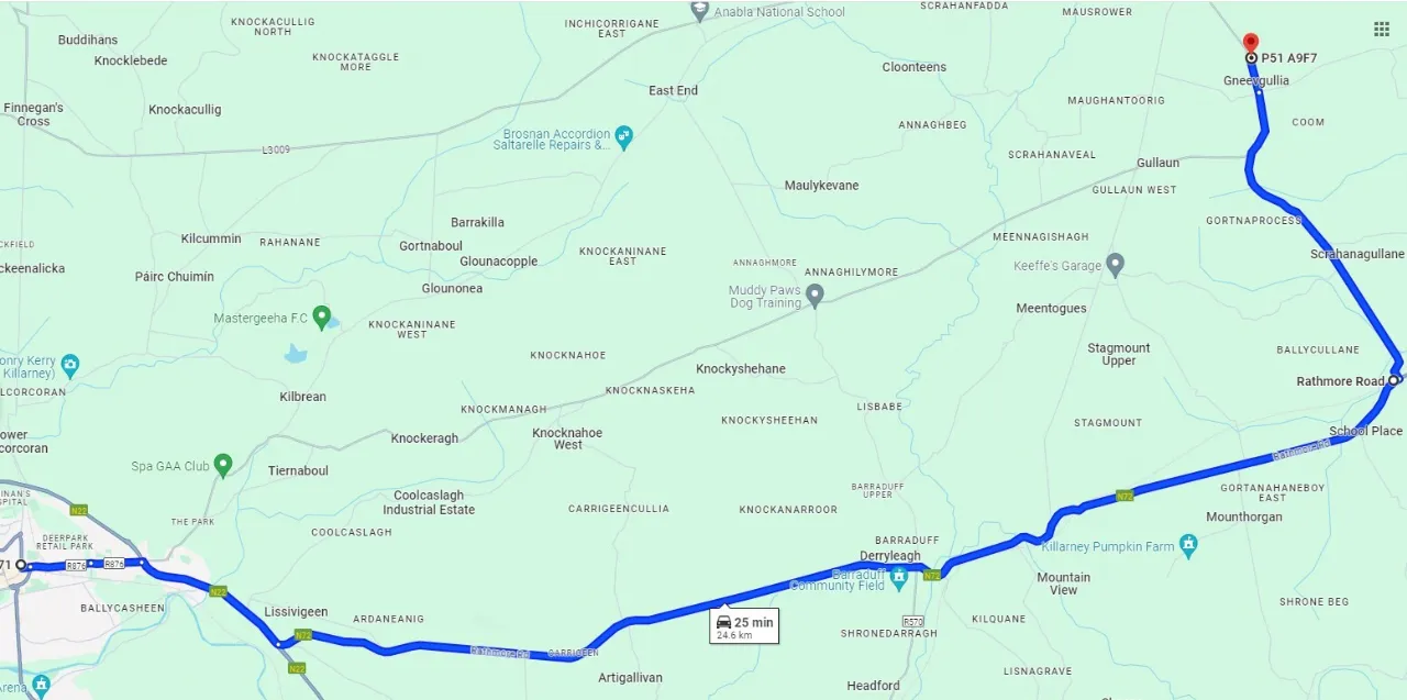 Photo of West End, Gneeveguilla Village, Co Kerry, P51A9F7